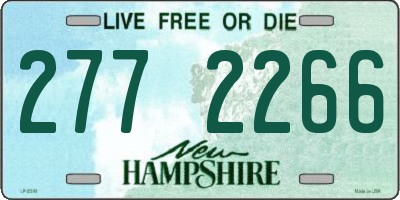 NH license plate 2772266