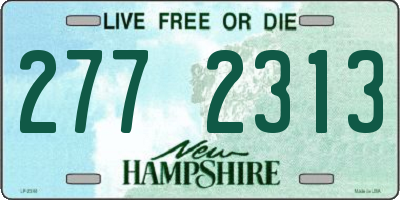 NH license plate 2772313