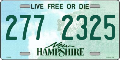 NH license plate 2772325