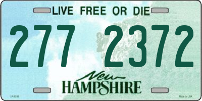 NH license plate 2772372