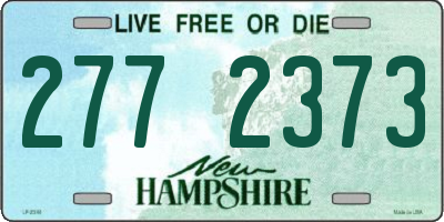 NH license plate 2772373