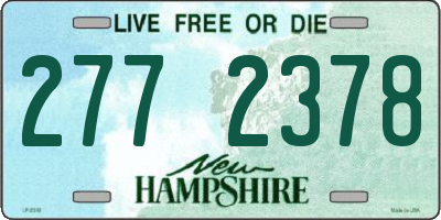 NH license plate 2772378