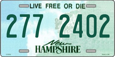 NH license plate 2772402