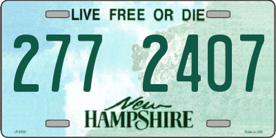 NH license plate 2772407