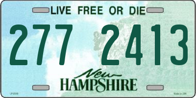 NH license plate 2772413