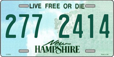 NH license plate 2772414