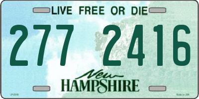 NH license plate 2772416