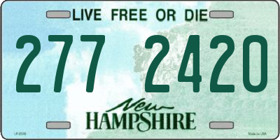 NH license plate 2772420