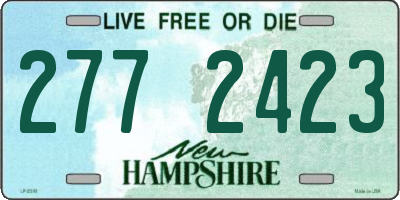 NH license plate 2772423