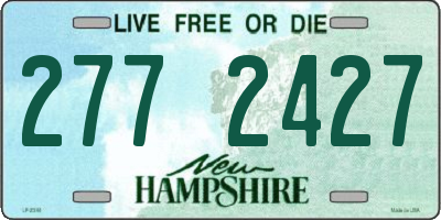 NH license plate 2772427
