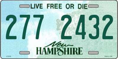NH license plate 2772432