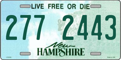 NH license plate 2772443
