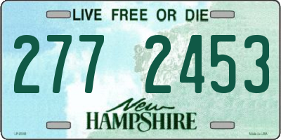NH license plate 2772453