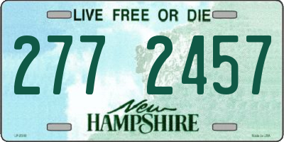 NH license plate 2772457