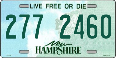NH license plate 2772460
