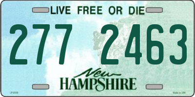 NH license plate 2772463