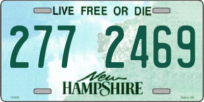 NH license plate 2772469