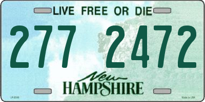 NH license plate 2772472