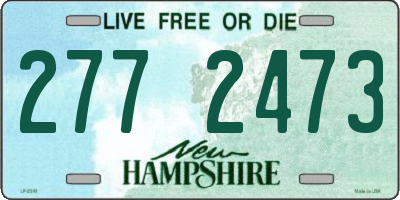 NH license plate 2772473