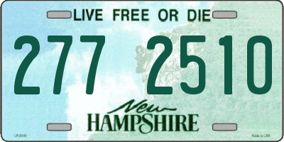 NH license plate 2772510
