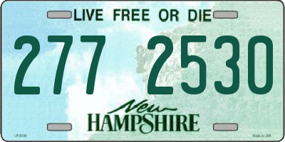 NH license plate 2772530