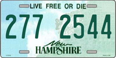 NH license plate 2772544