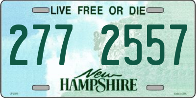 NH license plate 2772557