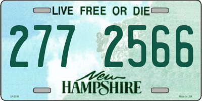 NH license plate 2772566