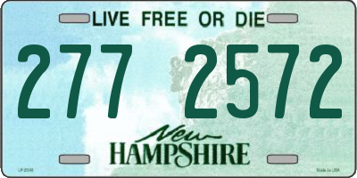 NH license plate 2772572