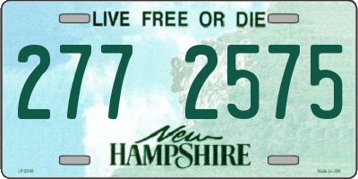 NH license plate 2772575