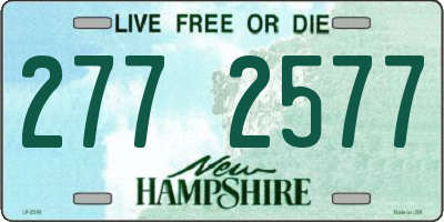 NH license plate 2772577
