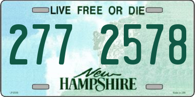 NH license plate 2772578