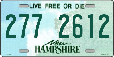 NH license plate 2772612