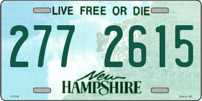 NH license plate 2772615