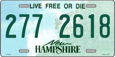 NH license plate 2772618