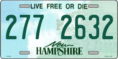 NH license plate 2772632