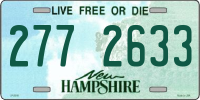 NH license plate 2772633