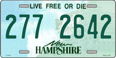 NH license plate 2772642