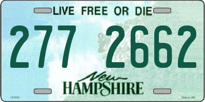 NH license plate 2772662