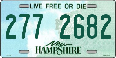 NH license plate 2772682