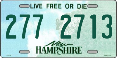 NH license plate 2772713