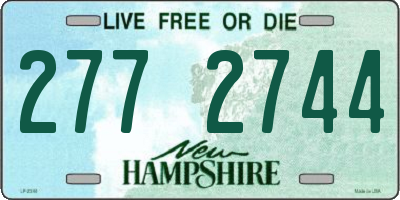 NH license plate 2772744