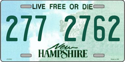 NH license plate 2772762