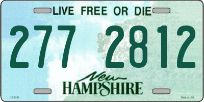 NH license plate 2772812