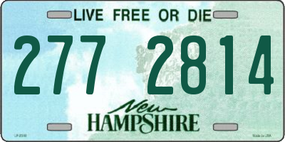 NH license plate 2772814