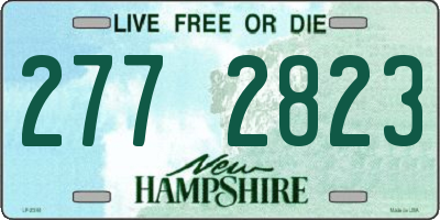 NH license plate 2772823