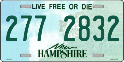 NH license plate 2772832