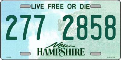 NH license plate 2772858
