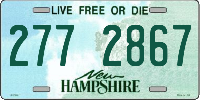 NH license plate 2772867