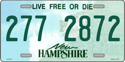 NH license plate 2772872